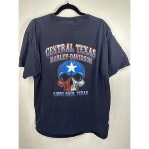 Harley-Davidson T Shirt Central Texas Round Rock, Texas Large